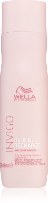 Wella Professionals Invigo Blonde Recharge Champô para a proteção da