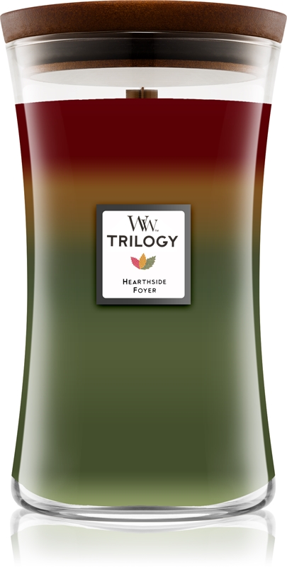 Woodwick Trilogy Hearthside Bougie Parfum E Avec M Che En Bois Notino Fr