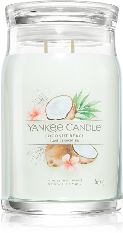 Yankee Candle Coconut Beach Candela Profumata Signature Notino It