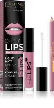 Eveline Cosmetics Oh My Lips Matt Kit Para L Bios Baby Nude Notino Pt