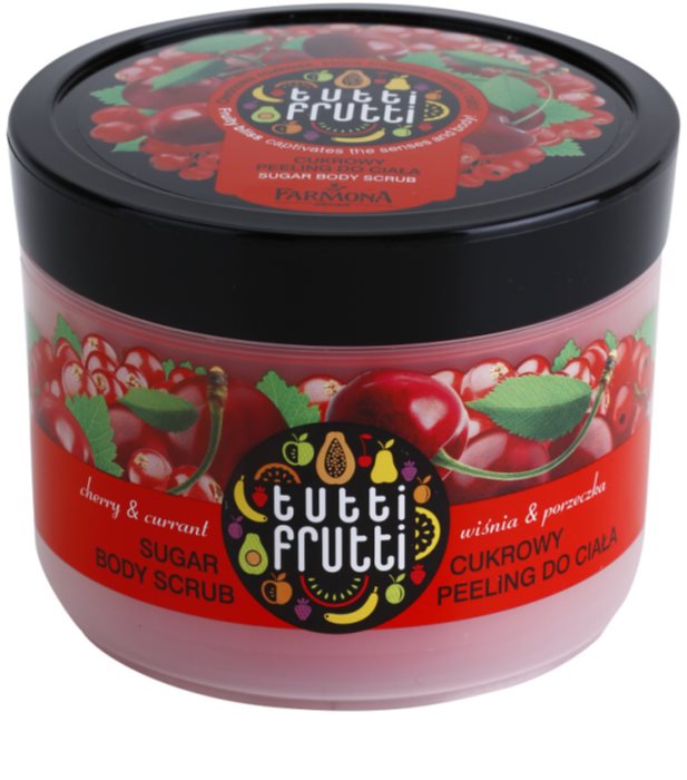 Farmona Tutti Frutti Cherry Currant Telov Peeling Notino Sk