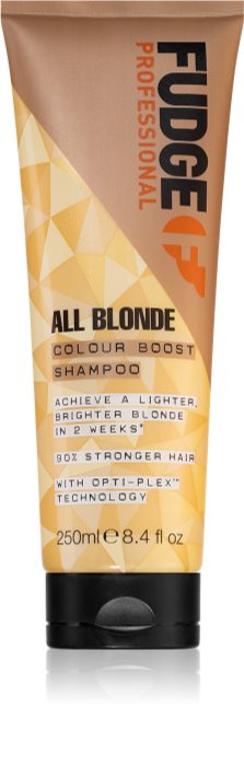 Fudge All Blonde Colour Boost Shampoo champú revitalizante para dar