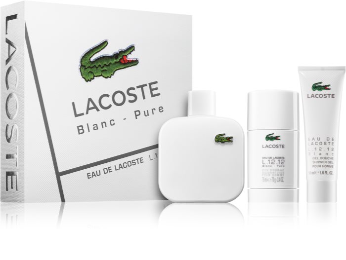 Lacoste Eau De Lacoste L Blanc Coffret Cadeau Xiii Pour Homme