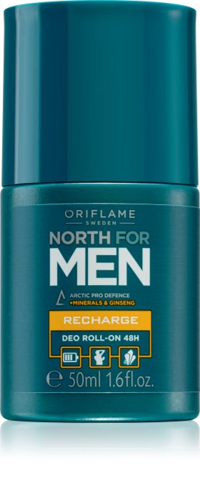 Oriflame North For Men deodorant roll on pro muže notino cz