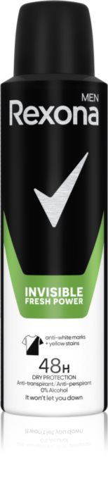 Rexona Invisible Fresh Power Spray Anti Transpirant Pour Homme Notino Fr