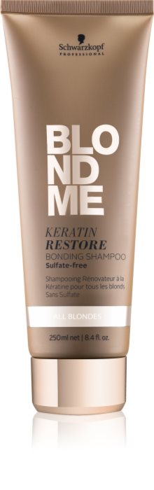 Schwarzkopf Professional Blondme Renewing Shampoo With Keratin For All Types Of Blonde Hair