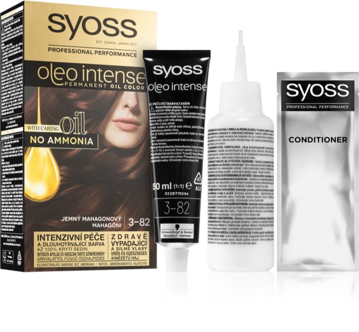 Syoss Oleo Intense Coloration Cheveux Permanente L Huile Notino Fr