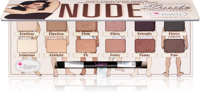 Thebalm Nude Dude Paleta Cieni Do Powiek Z P Dzelkiem