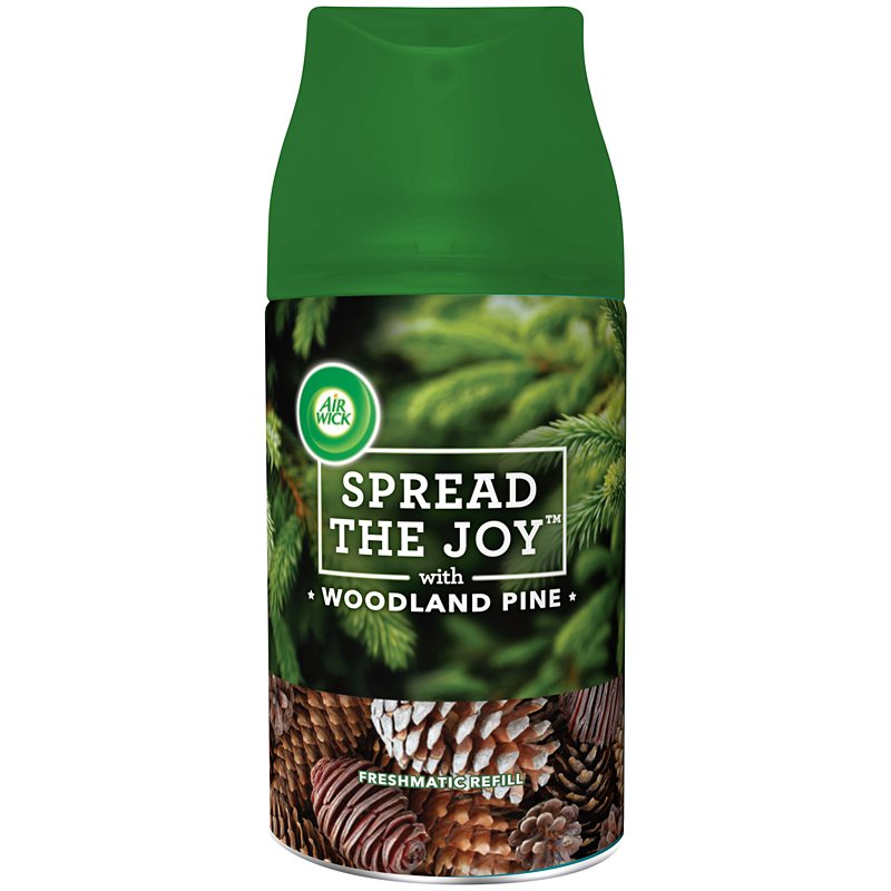 Air Wick Spread the Joy Woodland Pine автоматичний освіжувач повітря замінний блок
Air Wick Spread the Joy Woodland Pine автоматичний освіжувач повітря замінний блок