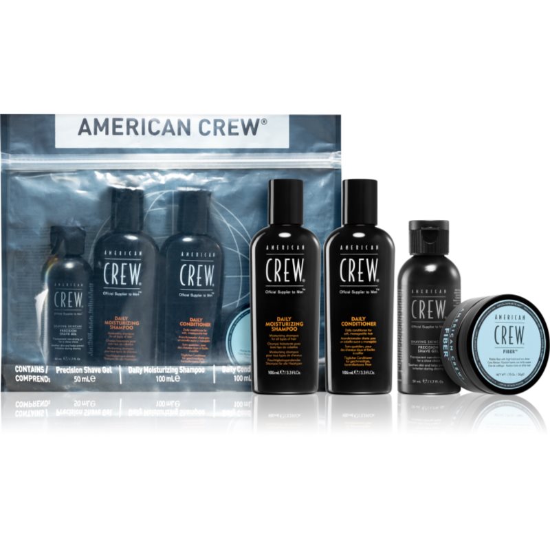 American Crew Grooming Collection Essential Travel Kit дорожній набір для чоловіків
American Crew Grooming Collection Essential Travel Kit дорожній набір для чоловіків