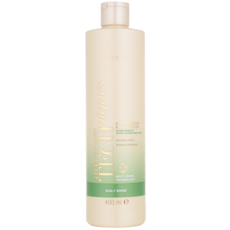Avon Advance Techniques Daily Shine шампунь та кондиціонер 2 в1 для всіх типів волосся
Avon Advance Techniques Daily Shine шампунь та кондиціонер 2 в1 для всіх типів волосся