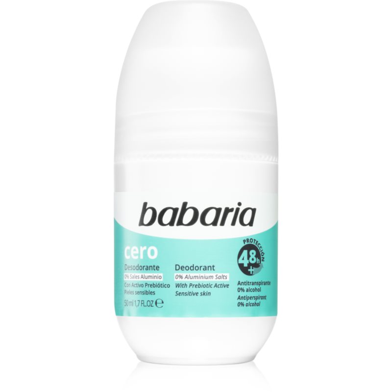 Babaria Deodorant Cero дезодорант roll-on без вмісту солей алюмінію для чутливої шкіри
Babaria Deodorant Cero дезодорант roll-on без вмісту солей алюмінію для чутливої шкіри