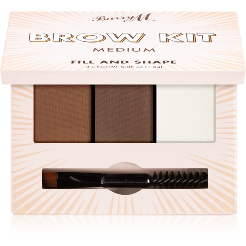 Barry M Fill and Shape Brow Kit набір для набір для моделювання форми брів відтінок Medium
Barry M Fill and Shape Brow Kit набір для набір для моделювання форми брів відтінок Medium