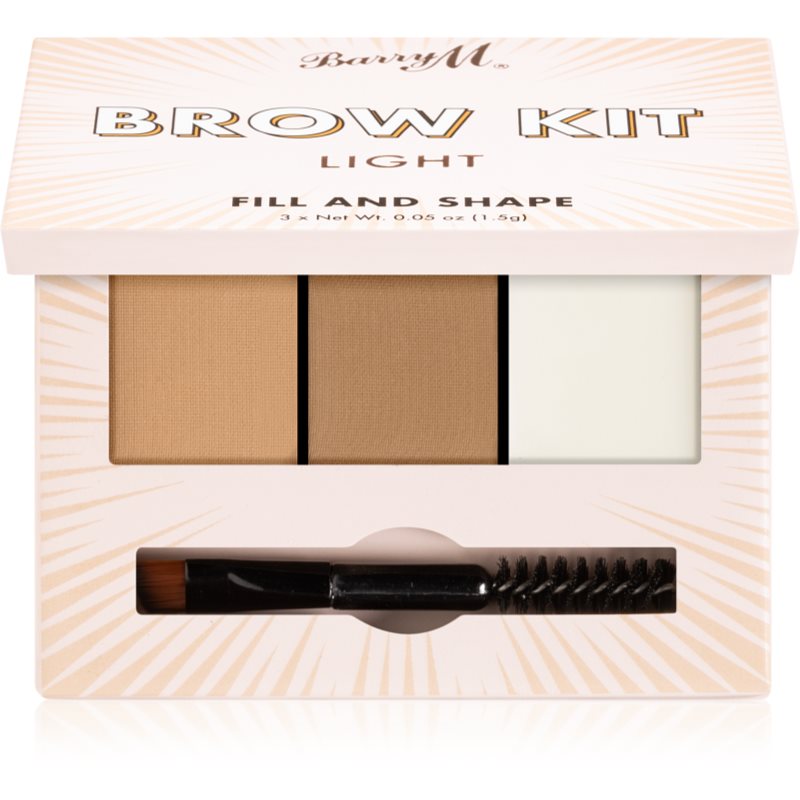 Barry M Fill and Shape Brow Kit набір для набір для моделювання форми брів відтінок Light
Barry M Fill and Shape Brow Kit набір для набір для моделювання форми брів відтінок Light
