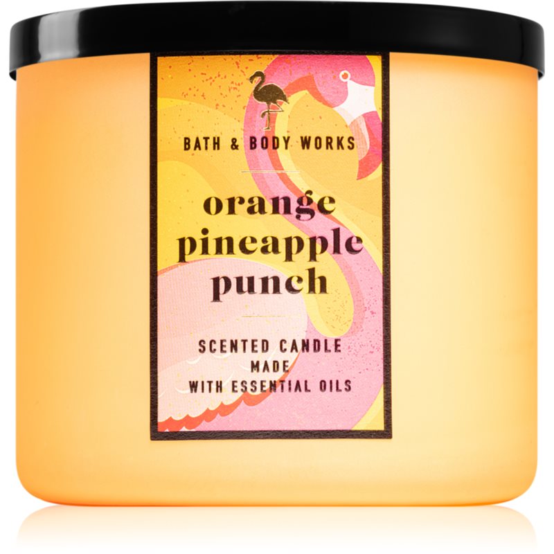 Bath & Body Works Orange Pineapple Punch aроматична свічка з есенціальними маслами
Bath & Body Works Orange Pineapple Punch aроматична свічка з есенціальними маслами