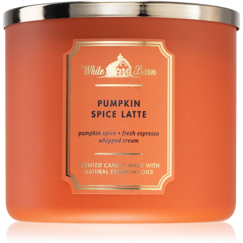 Bath & Body Works Pumpkin Spiced Latte aроматична свічка з есенціальними маслами
Bath & Body Works Pumpkin Spiced Latte aроматична свічка з есенціальними маслами