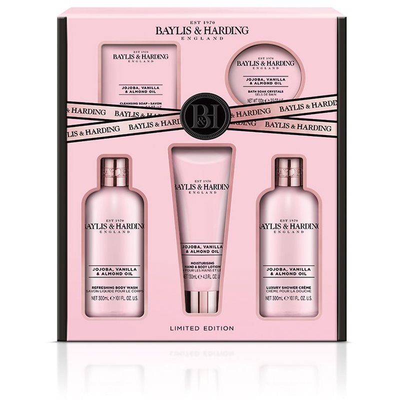 Baylis & Harding Jojoba, Vanilla & Almond Oil подарунковий набір (для тіла та рук)
Baylis & Harding Jojoba, Vanilla & Almond Oil подарунковий набір (для тіла та рук)