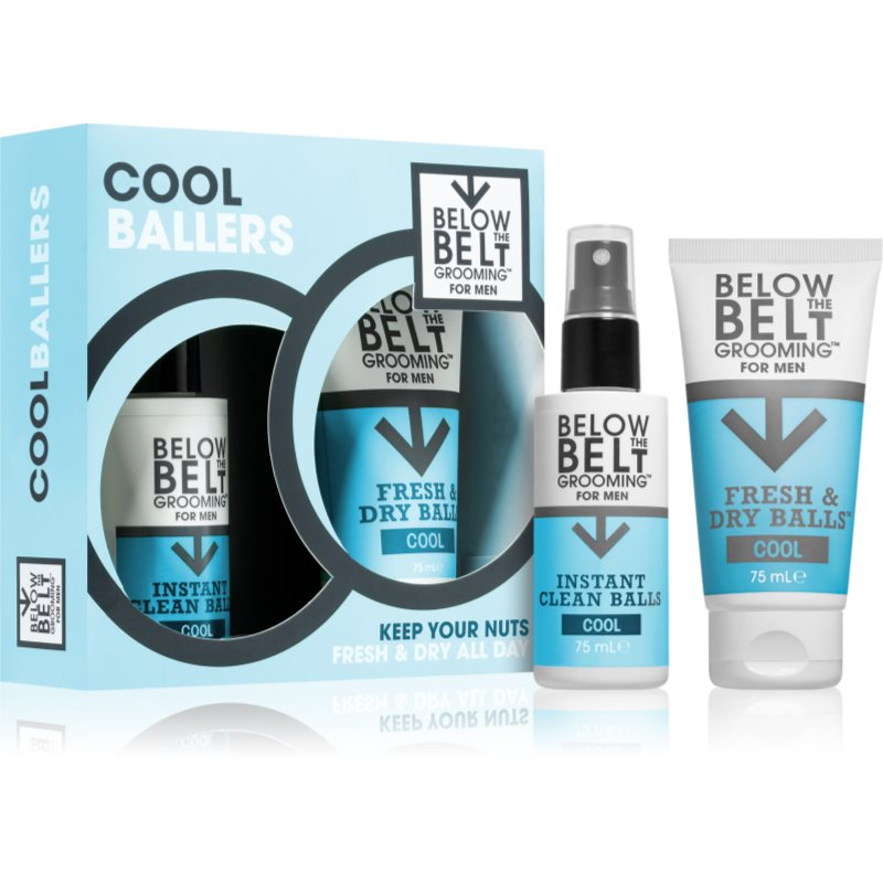 Below the Belt Grooming Cool Set подарунковий набір (для інтимної гігієни) для чоловіків
Below the Belt Grooming Cool Set подарунковий набір (для інтимної гігієни) для чоловіків