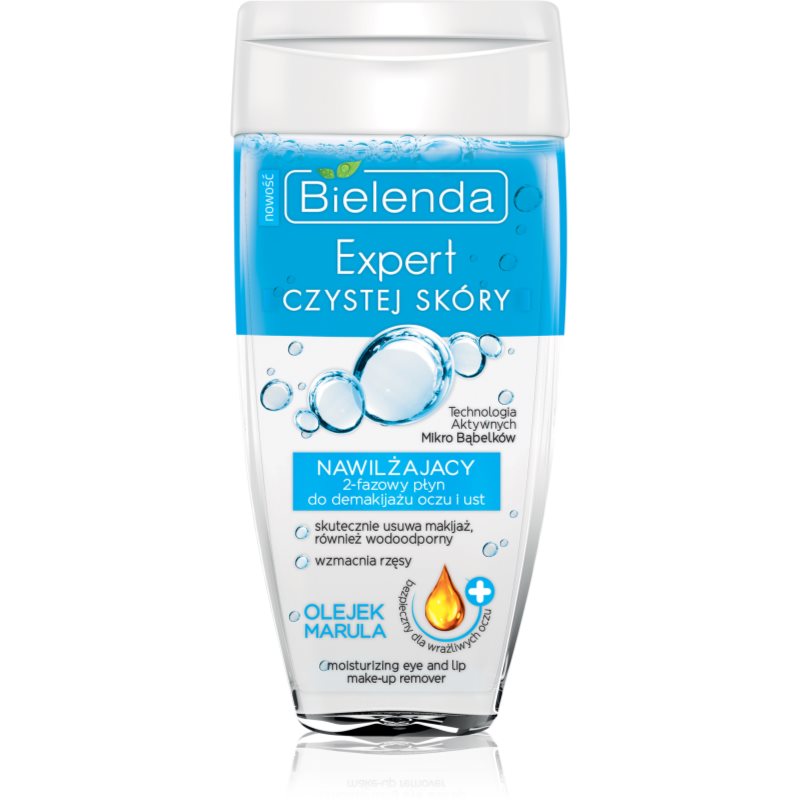 Bielenda Expert Pure Skin Moisturizing двофазний засіб для зняття макіяжу для шкіри очей та губ
Bielenda Expert Pure Skin Moisturizing двофазний засіб для зняття макіяжу для шкіри очей та губ