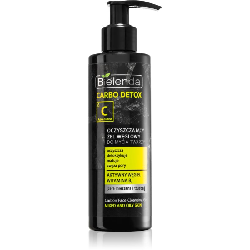 Bielenda Carbo Detox Active Carbon очищуючий гель з активованим вугіллям для комбінованої та жирної шкіри
Bielenda Carbo Detox Active Carbon очищуючий гель з активованим вугіллям для комбінованої та жирної шкіри