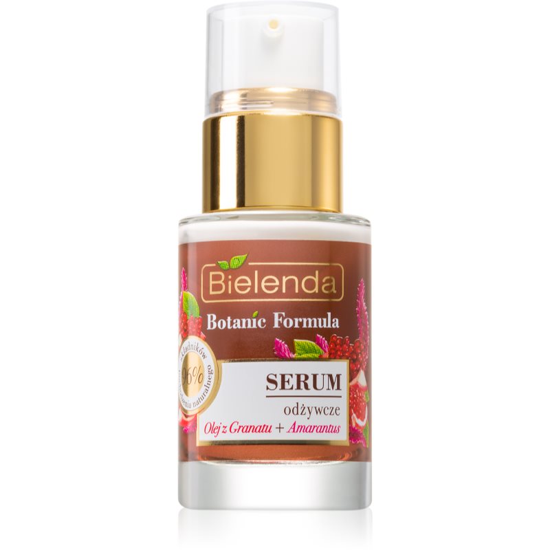Bielenda Botanic Formula Pomegranate Oil + Amaranth заспокоююча та зміцнююча сироватка
Bielenda Botanic Formula Pomegranate Oil + Amaranth заспокоююча та зміцнююча сироватка