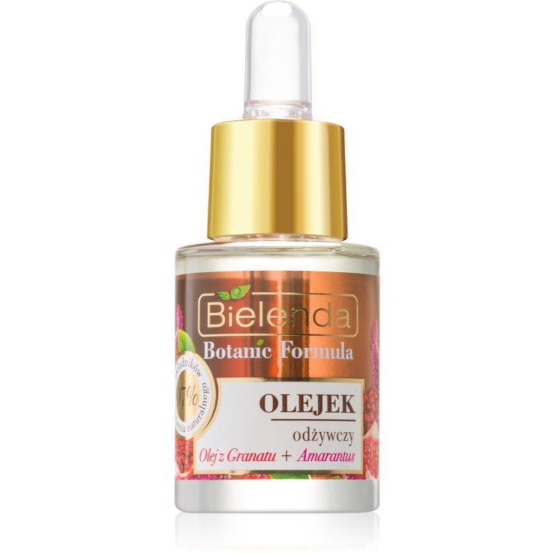 Bielenda Botanic Formula Pomegranate Oil + Amaranth поживна олійка для шкіри обличчя
Bielenda Botanic Formula Pomegranate Oil + Amaranth поживна олійка для шкіри обличчя