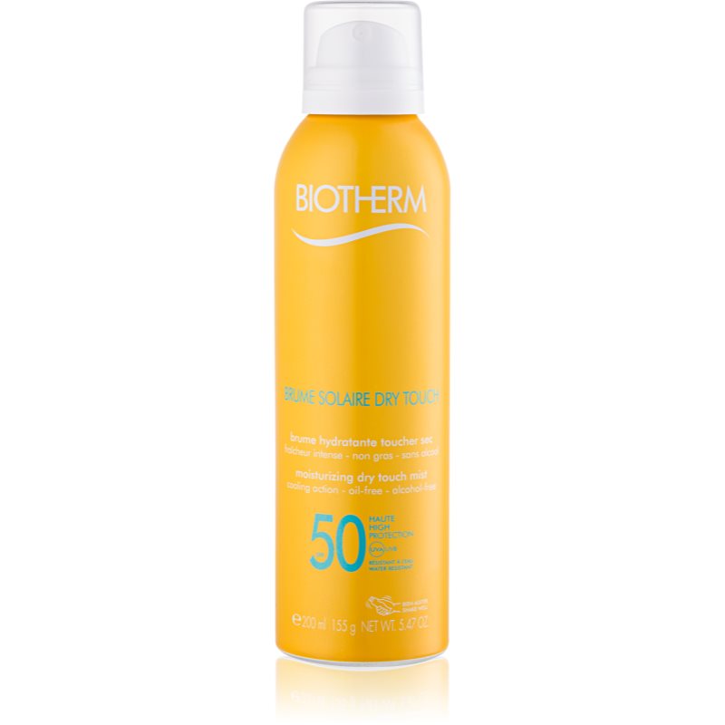 Biotherm Brume Solaire Dry Touch зволожуючий спрей для засмаги з матуючим ефектом SPF 50 водостійка
Biotherm Brume Solaire Dry Touch зволожуючий спрей для засмаги з матуючим ефектом SPF 50 водостійка