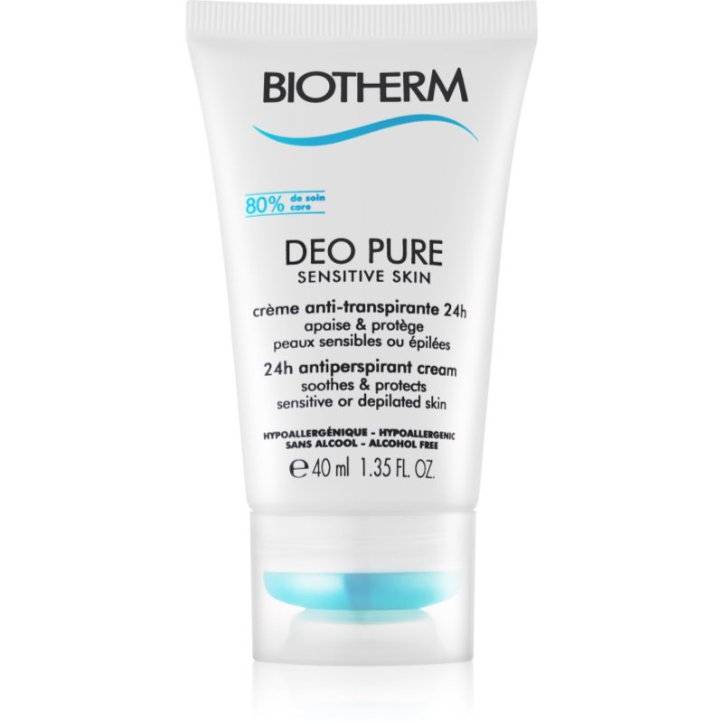 Biotherm Deo Pure Sensitive Skin кремовий антиперспірант для чутливої шкіри після депіляції
Biotherm Deo Pure Sensitive Skin кремовий антиперспірант для чутливої шкіри після депіляції