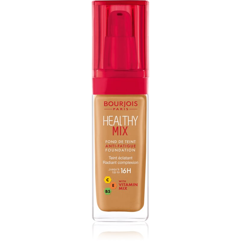 Bourjois Healthy Mix роз'яснюючий тональний крем 16 години відтінок 57,5 Golden Caramel
Bourjois Healthy Mix роз'яснюючий тональний крем 16 години відтінок 57,5 Golden Caramel