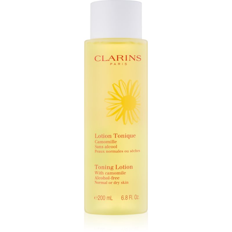 Clarins Toning Lotion with Camomile тонізуюча вода - догляд з екстрактом ромашки для нормальної та сухої шкіри
Clarins Toning Lotion with Camomile тонізуюча вода - догляд з екстрактом ромашки для нормальної та сухої шкіри