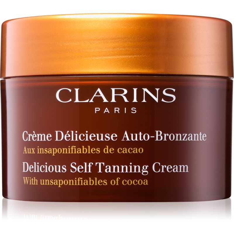 Clarins Delicious Self Tanning Cream крем-автозасмага для тіла та обличчя з маслом какао
Clarins Delicious Self Tanning Cream крем-автозасмага для тіла та обличчя з маслом какао
