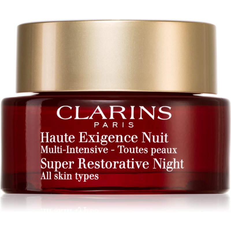 Clarins Super Restorative Night нічний крем проти всіх ознак старіння для всіх типів шкіри
Clarins Super Restorative Night нічний крем проти всіх ознак старіння для всіх типів шкіри