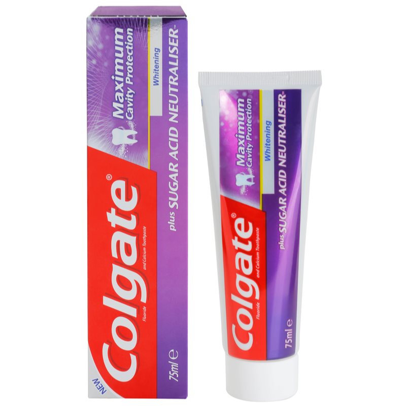 Colgate Maximum Cavity Protection Plus Sugar Acid Neutraliser відбілююча зубна паста
Colgate Maximum Cavity Protection Plus Sugar Acid Neutraliser відбілююча зубна паста