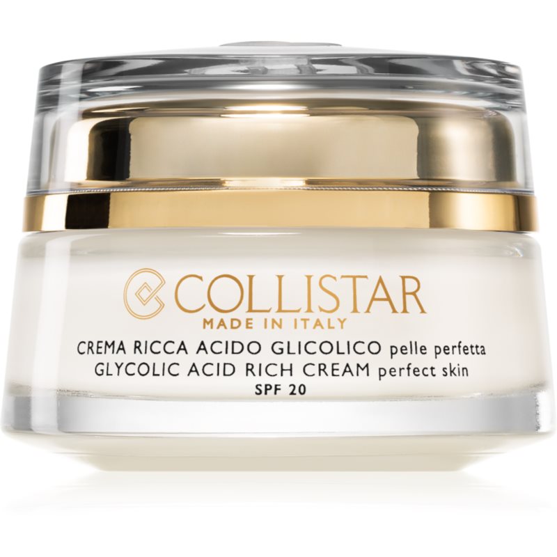 Collistar Pure Actives Glycolic Acid Rich Cream поживний крем для відновлення щільності шкіри з ефектом освітлення
Collistar Pure Actives Glycolic Acid Rich Cream поживний крем для відновлення щільності шкіри з ефектом освітлення