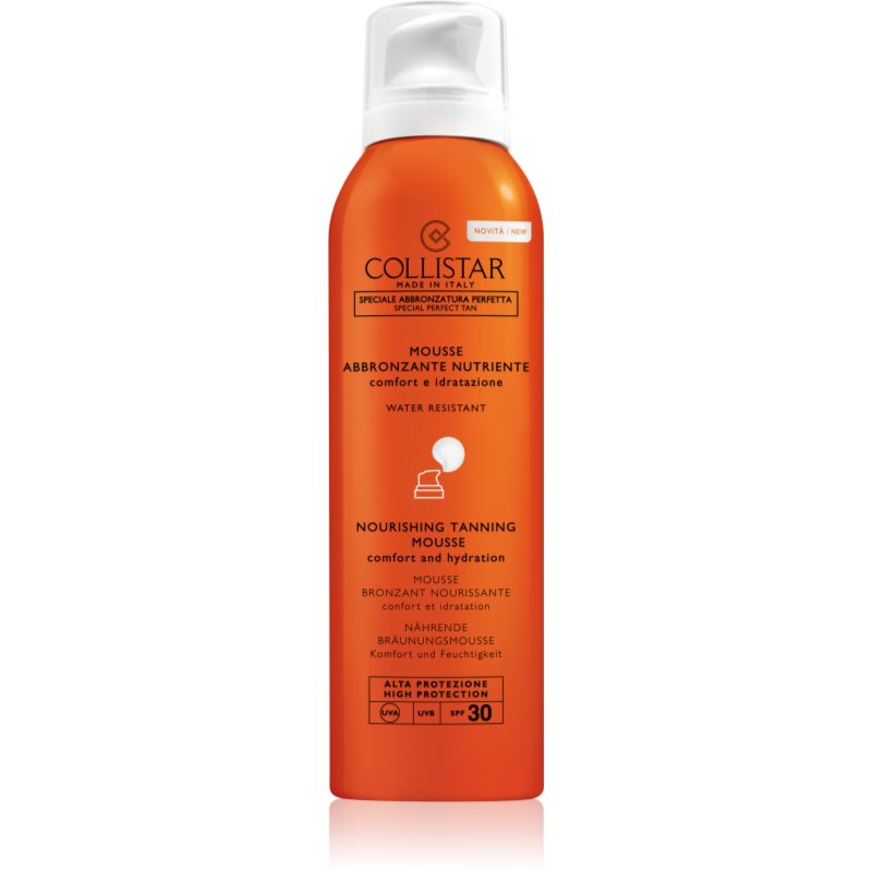 Collistar Special Perfect Tan Nourishing Tanning Mousse пінка для засмаги для обличчя та тіла SPF 30
Collistar Special Perfect Tan Nourishing Tanning Mousse пінка для засмаги для обличчя та тіла SPF 30