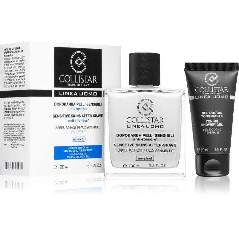 Collistar Uomo Sensitive Skins After-Shave набір (після гоління) для чоловіків
Collistar Uomo Sensitive Skins After-Shave набір (після гоління) для чоловіків