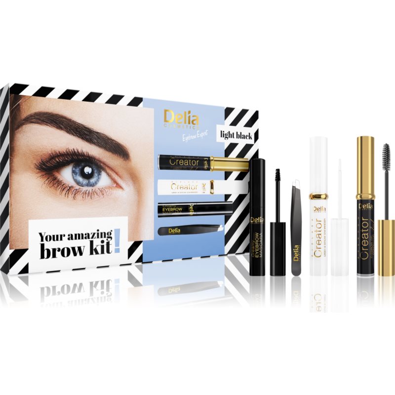 Delia Cosmetics Eyebrow Expert Light Black подарунковий набір III. (та брів) для жінок
Delia Cosmetics Eyebrow Expert Light Black подарунковий набір III. (та брів) для жінок