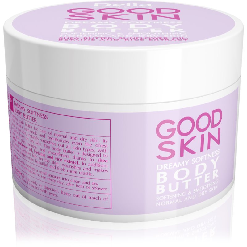 Delia Cosmetics Good Skin Dreamy Softness масло для тіла для нормальної та сухої шкіри
Delia Cosmetics Good Skin Dreamy Softness масло для тіла для нормальної та сухої шкіри