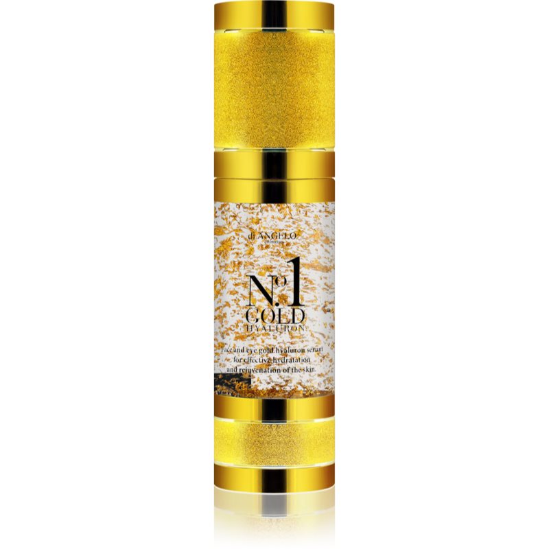 Di Angelo Cosmetics No1 Gold сироватка на основі гіалуронової кислоти для миттєвого освітлення та омолодження шкіри
Di Angelo Cosmetics No1 Gold сироватка на основі гіалуронової кислоти для миттєвого освітлення та омолодження шкіри