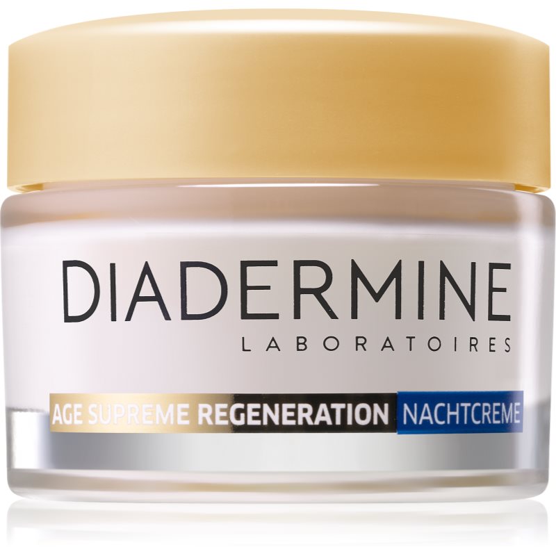 Diadermine Age Supreme Regeneration зміцнюючий нічний крем з відновлюючим ефектом для зрілої шкіри
Diadermine Age Supreme Regeneration зміцнюючий нічний крем з відновлюючим ефектом для зрілої шкіри