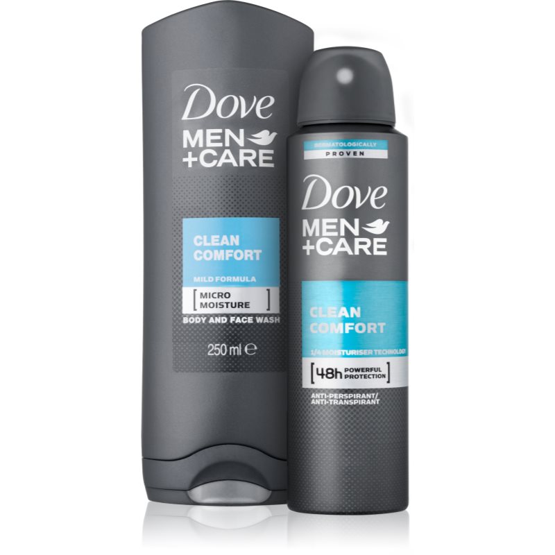 Dove Men+Care Clean Comfort набір I. 
Dove Men+Care Clean Comfort набір I.