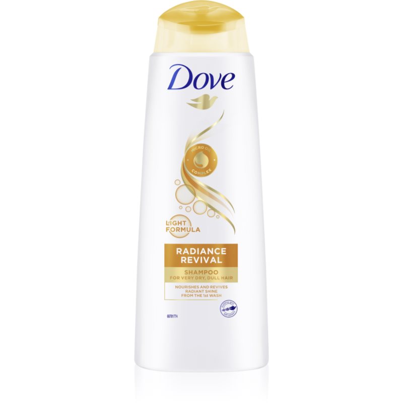 Dove Nutritive Solutions Radiance Revival шампунь для блиску сухого та ламкого волосся
Dove Nutritive Solutions Radiance Revival шампунь для блиску сухого та ламкого волосся