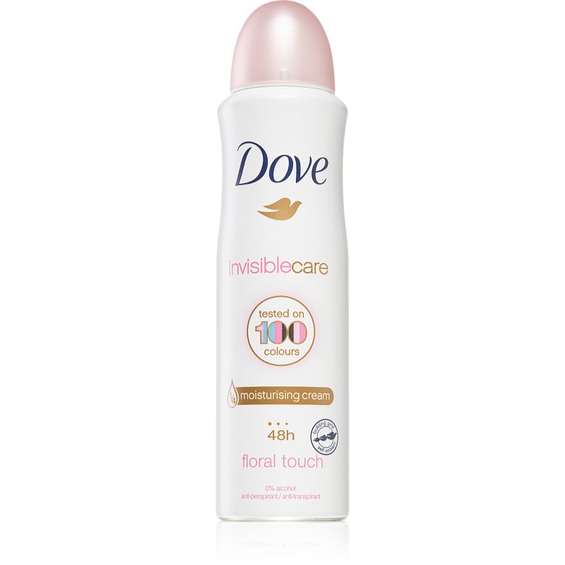 Dove Invisible Care Floral Touch антиперспірант з захистом від білих плям без алкоголя
Dove Invisible Care Floral Touch антиперспірант з захистом від білих плям без алкоголя