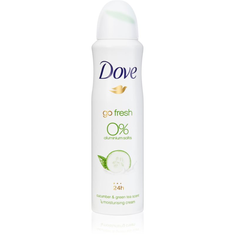 Dove Go Fresh Cucumber & Green Tea дезодорант без вмісту спирту та алюмінію 24 години
Dove Go Fresh Cucumber & Green Tea дезодорант без вмісту спирту та алюмінію 24 години