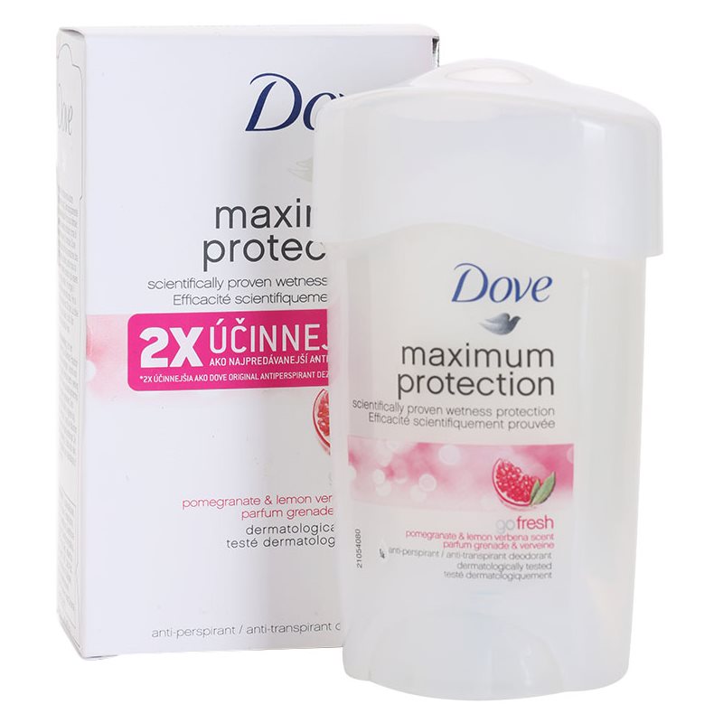 Dove Go Fresh Maximum Protection твердий антиперспірант 48 годин гранат та лимонна вербена
Dove Go Fresh Maximum Protection твердий антиперспірант 48 годин гранат та лимонна вербена