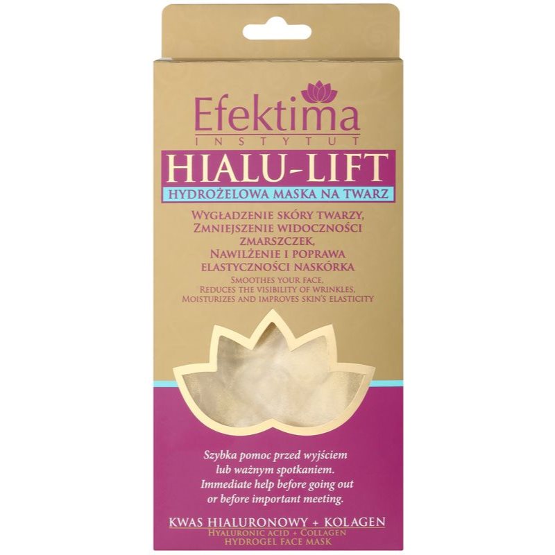 Efektima Institut Hialu-Lift гідрогелева маска для розгладження шкіри та зменшення зморшок
Efektima Institut Hialu-Lift гідрогелева маска для розгладження шкіри та зменшення зморшок