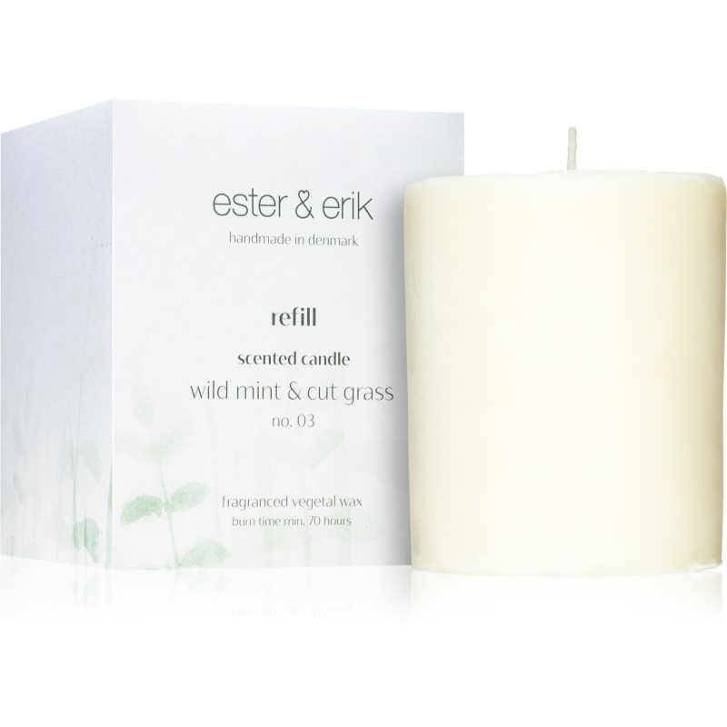 ester & erik scented candle wild mint & cut grass (no. 03) aроматична свічка замінний блок
ester & erik scented candle wild mint & cut grass (no. 03) aроматична свічка замінний блок