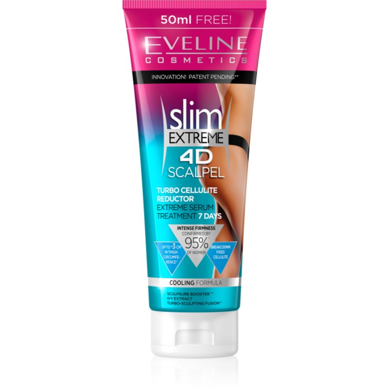 Eveline Cosmetics Slim Extreme 4D Scalpel сироватка проти целюліту з охолоджуючим ефектом
Eveline Cosmetics Slim Extreme 4D Scalpel сироватка проти целюліту з охолоджуючим ефектом