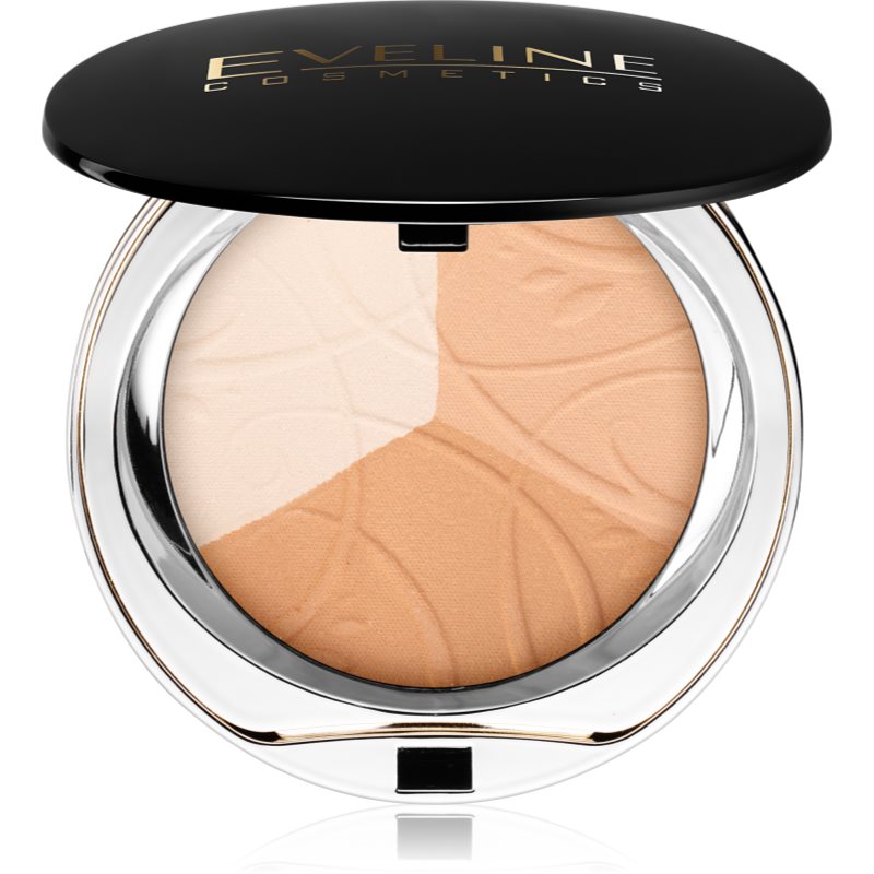 Eveline Cosmetics Celebrities Beauty матуюча пудра з мінералами відтінок 204 Shimmer
Eveline Cosmetics Celebrities Beauty матуюча пудра з мінералами відтінок 204 Shimmer