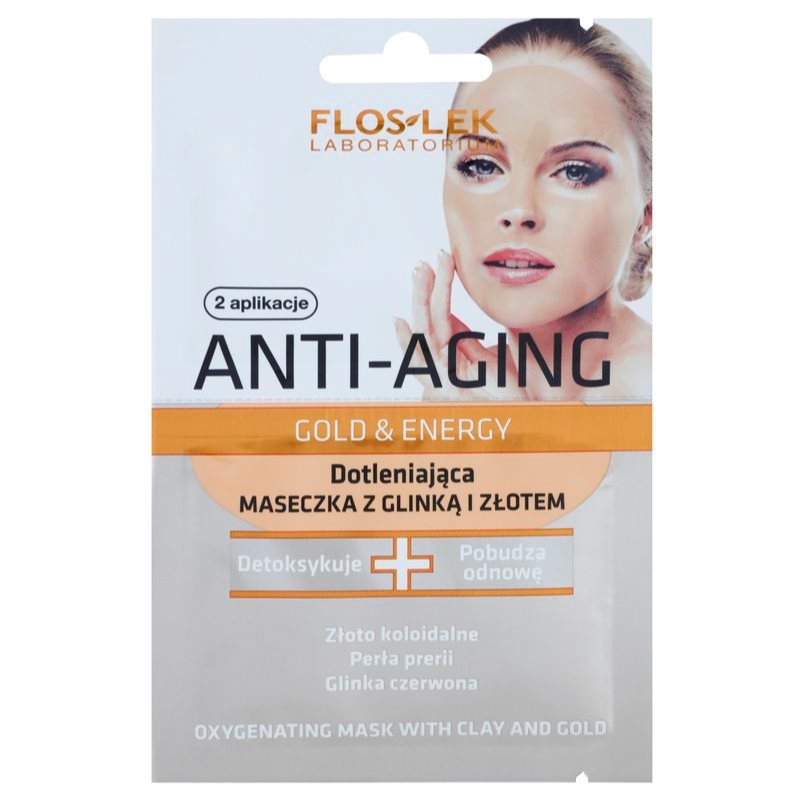 FlosLek Laboratorium Anti-Aging Gold & Energy окислююча маска із золотом та глиною
FlosLek Laboratorium Anti-Aging Gold & Energy окислююча маска із золотом та глиною